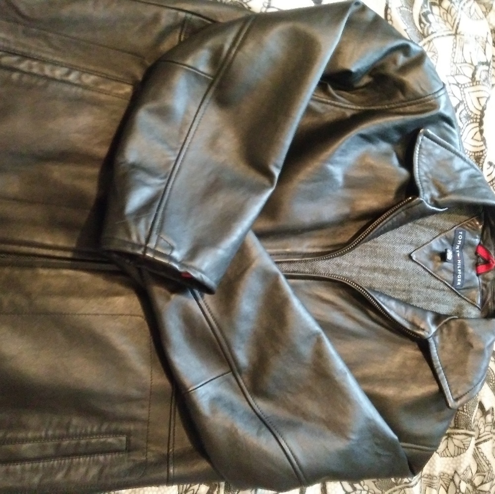 Tommy hilfer leather jacket